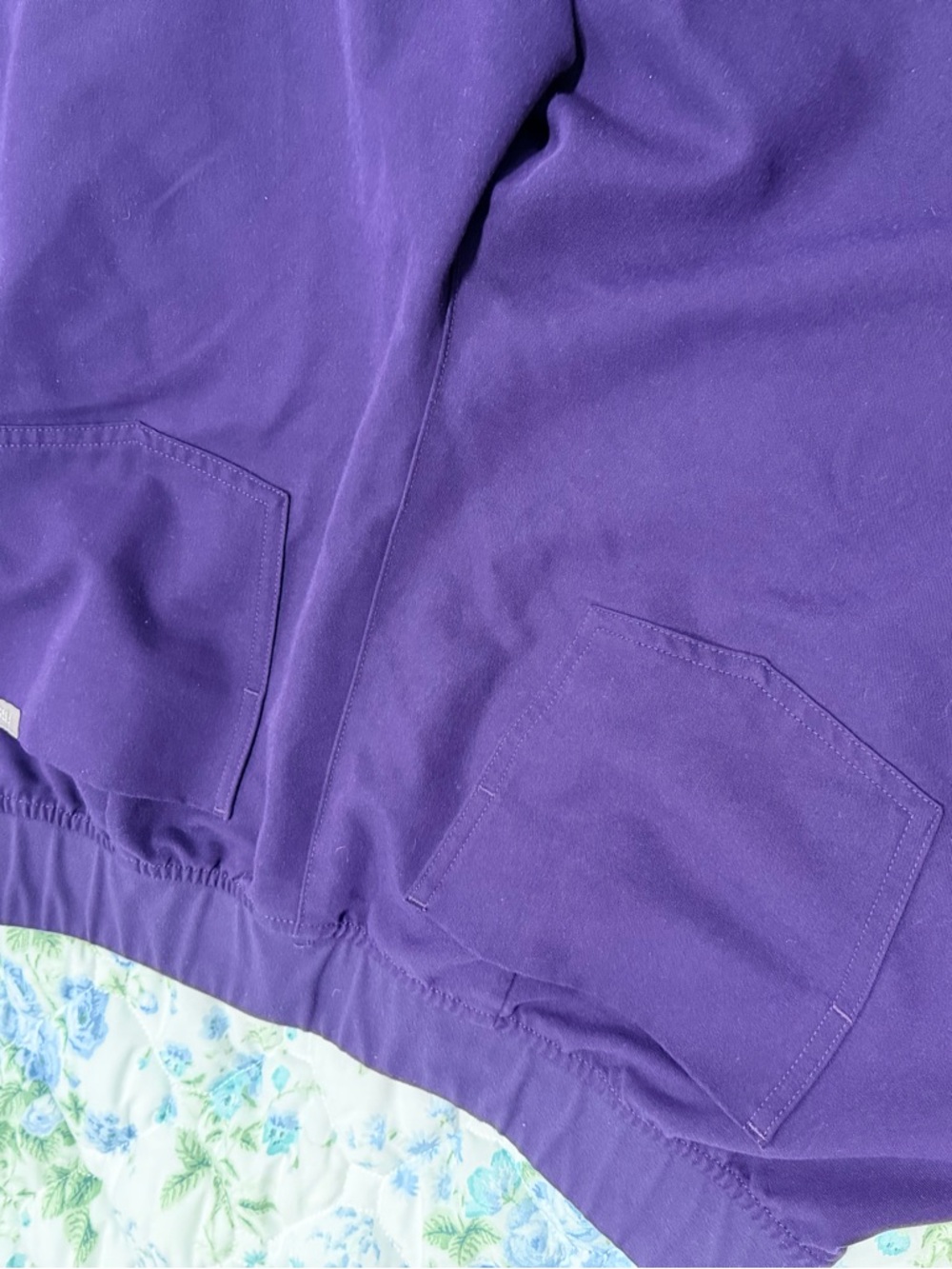 Fig Drawstring Jogger Pants- purple jam , PO# 5298, - Picture 7 of 9